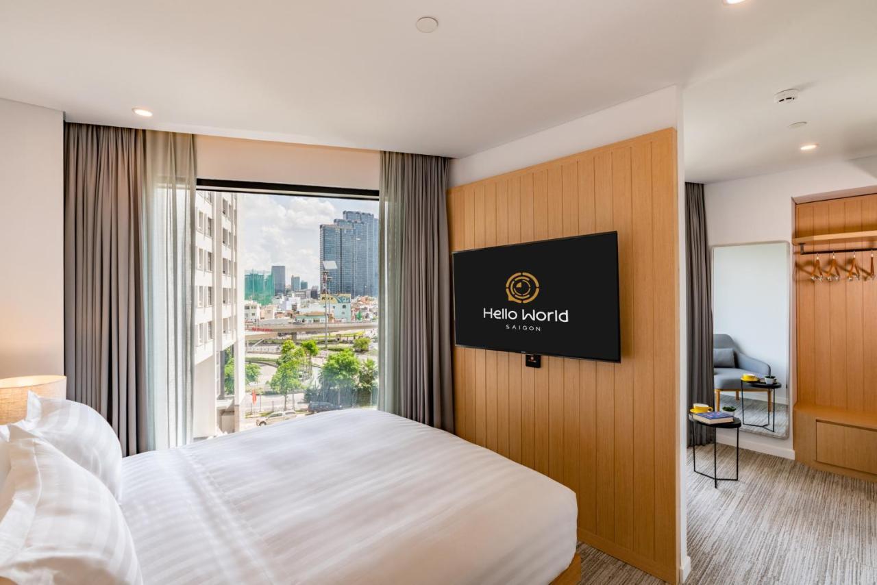 Hello World Saigon Hotel โฮจิมินห์ซิตี้ ภายนอก รูปภาพ
